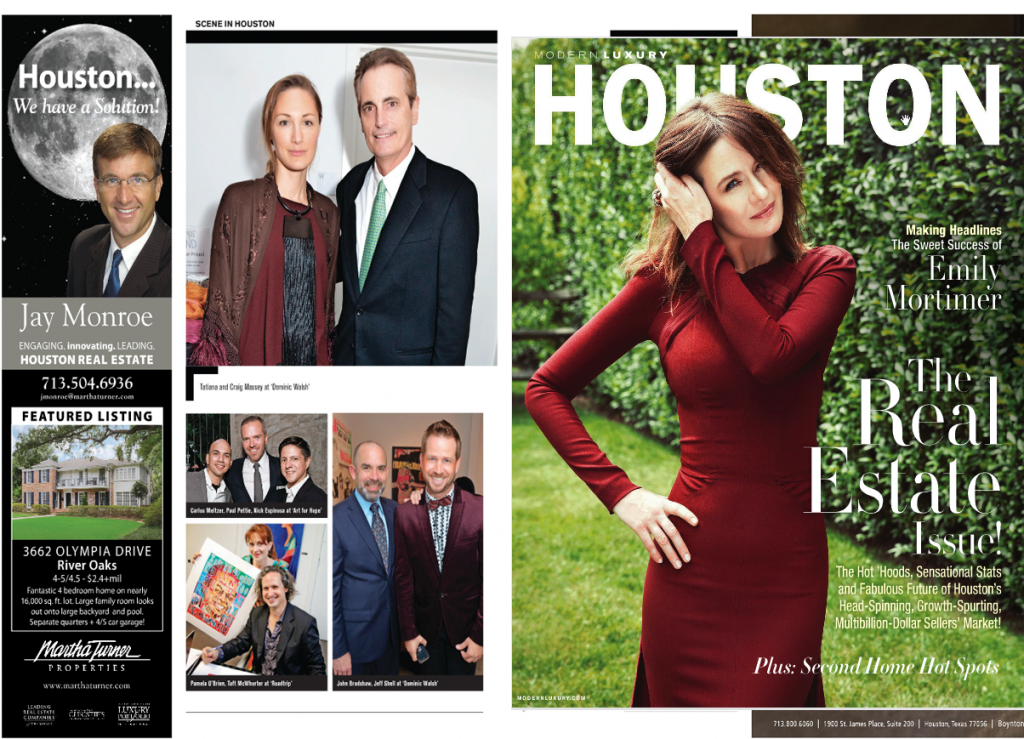 Houston Magazine: Party Arty (August 2013)