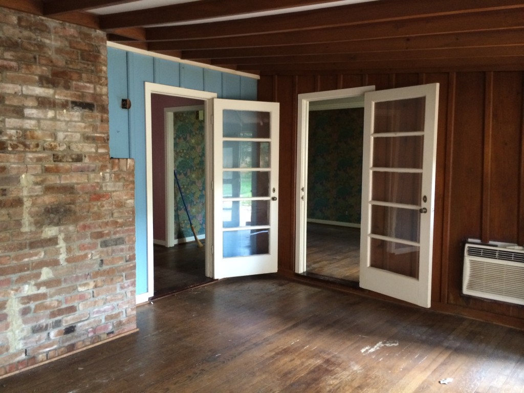 Vintage Five Panel Doors with Glass