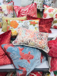 colorful pillows for living room in summer