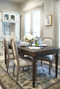 Kitchen table design by Houston interior decorator Pamela Hope Designs