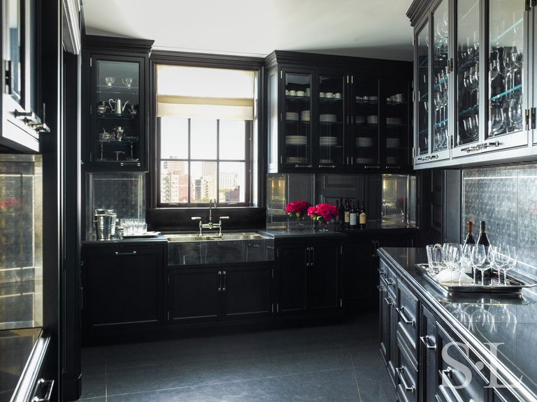 Sophisticated Touch in the Butler's pantry