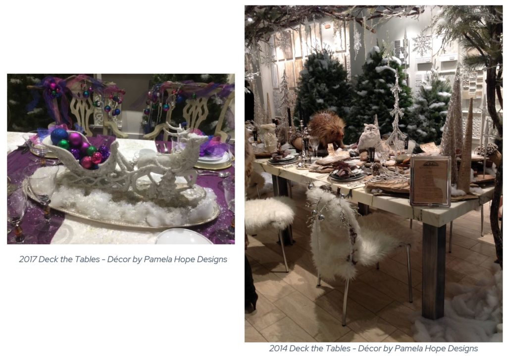Pamela Hope Designs' Christmas dining table ideas