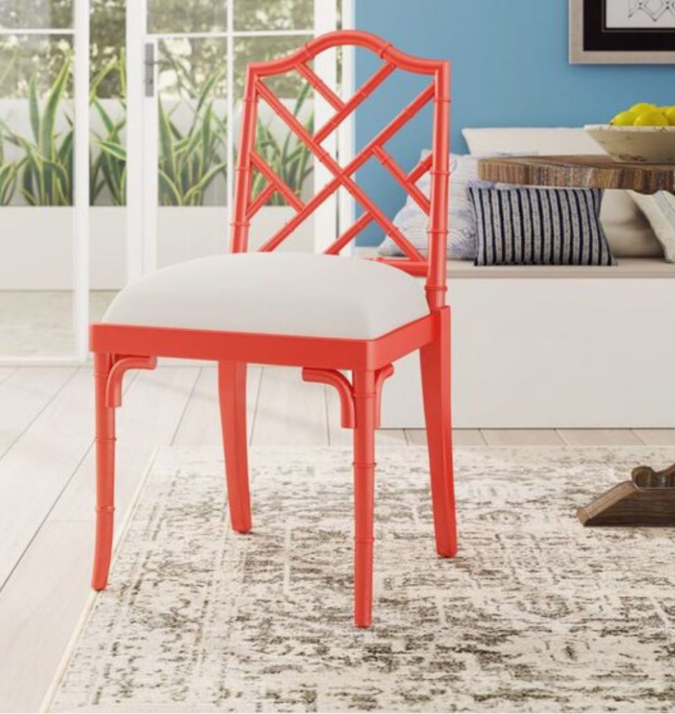 pop of color with coral paint to incorporate summer into your home decor