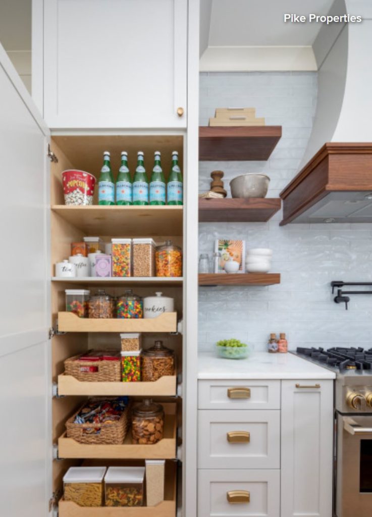 pull out pantry drawers are ideal for aging in place