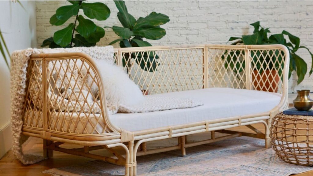 rattan is popular in 2022 for its natural tone and sustainability
