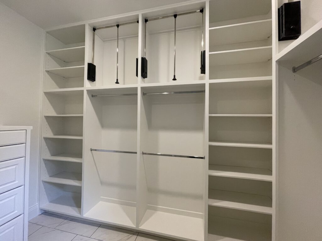 updating closet space with a home renovation