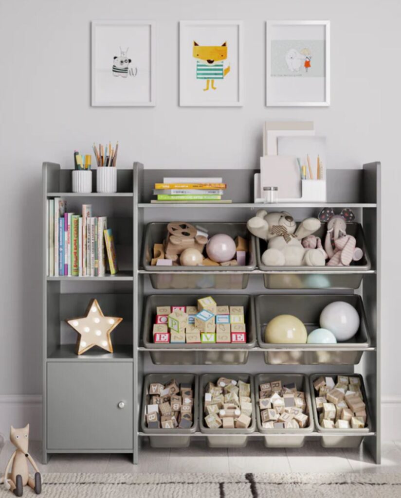 storage organizer for kid-friendly home decor