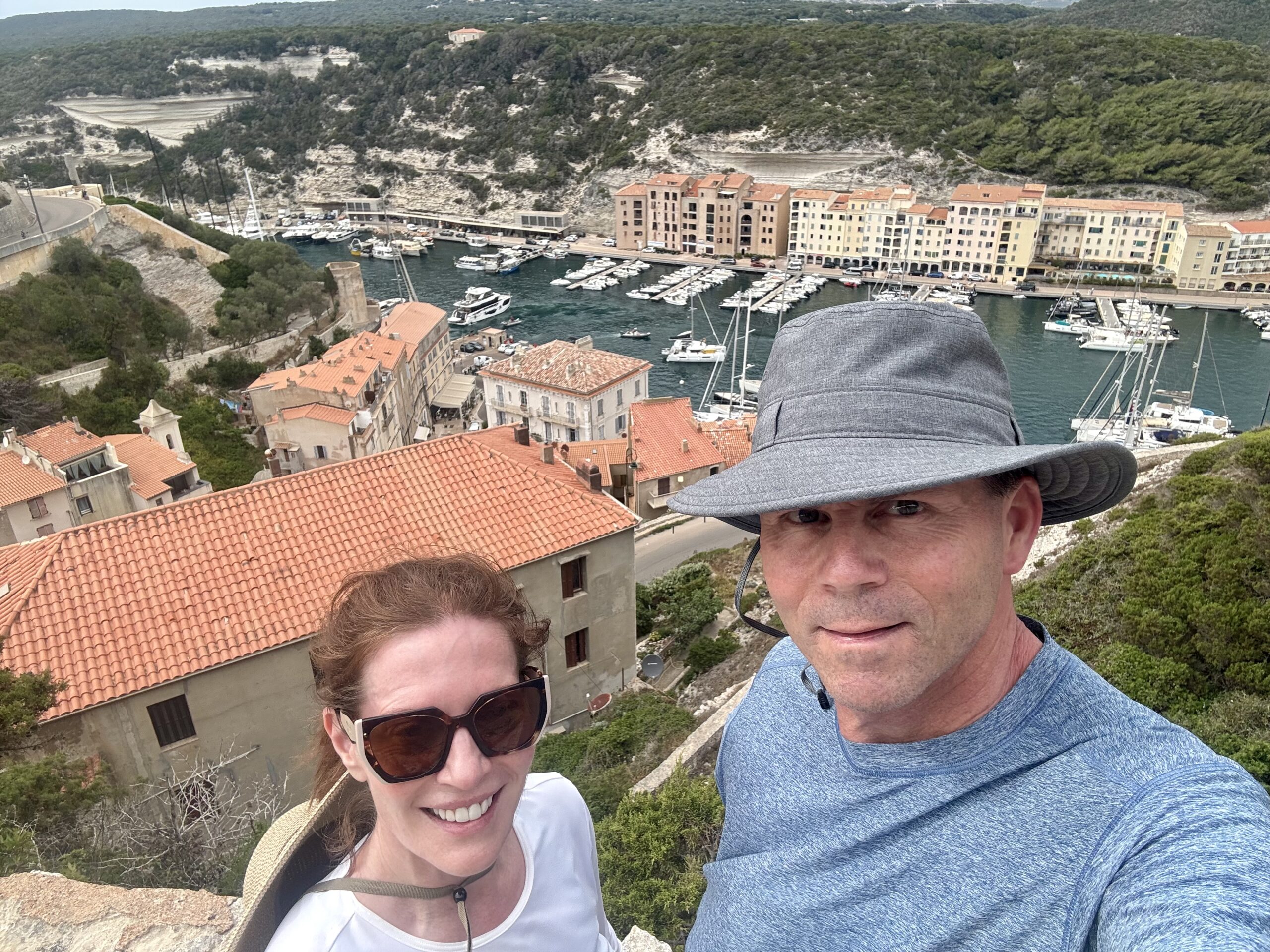 Hikes to the medieval city along ancient roads and stone walls in Bonifacio